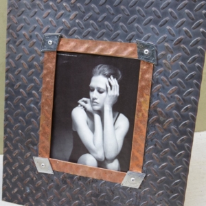 diamond-steel-&amp;-copper-picture-frame